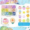 144G 12 Colors Handmade Polymer Clay Cabochons and Plastic Beads for DIY Jewelry Making Findings CLAY-FS0001-47-4