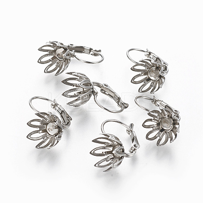 Tarnish Resistant 304 Stainless Steel Leverback Earring Findings LS-STAS-E471-03P-1