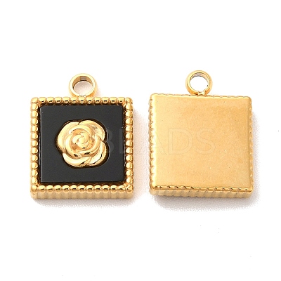 PVD Vacuum Plating 304 Stainless Steel Charms STAS-A079-03G-1