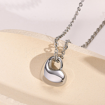 Non-Tarnish Openable 316L Surgical Stainless Steel Memorial Urn Ashes Pendants LS-BOTT-PW0002-012A-P-1