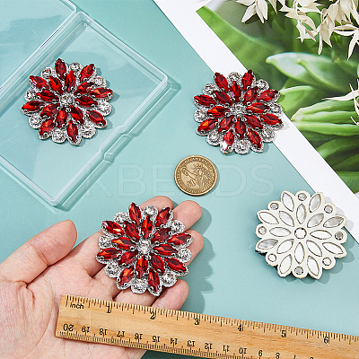 4Pcs Paillette and Rhinestone Accessories FIND-FH0012-19A-1