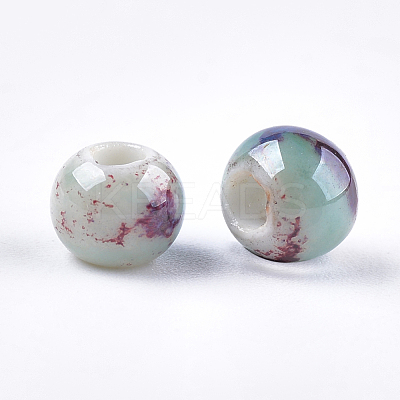 Handmade Porcelain Beads X-PORC-S498-19B-09-1