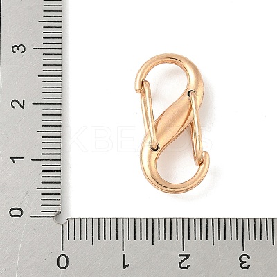 Alloy & Iron Double S Snap Hook Spring Keychain Clasps FIND-H049-02B-KCG-1