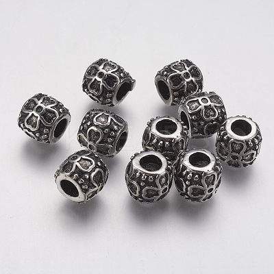 Ion Plating(IP) 304 Stainless Steel European Beads LS-STAS-J022-137AS-1