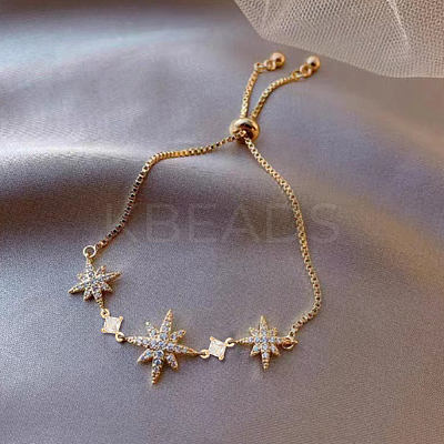 20Pcs 5 Styles Brass Pave Clear Cubic Zirconia Connecotor Charms DIY-AN0001-13-1