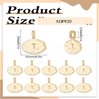 10Pcs Alloy Pendants FIND-LP0003-36T-1