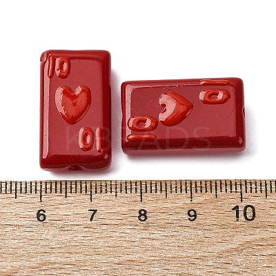 Baking Paint Glass Enamel Beads LAMP-Q045-07E-1