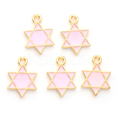 Alloy Enamel Pendants ENAM-S121-025B-1