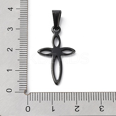 Ion Plating(IP) 304 Stainless Steel Pendants STAS-L210-30B-1