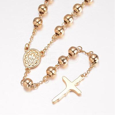 201 Stainless Steel Necklaces NJEW-K063-03G-1