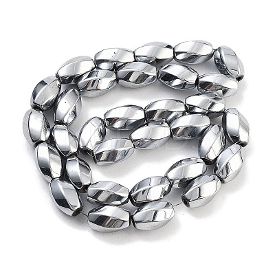 Synthetic Magnetic Hematite Beads Strands G-P545-G01-01G-1