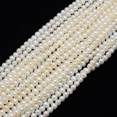 Natural Cultured Freshwater Pearl Beads Strands PEAR-L001-F-13-1