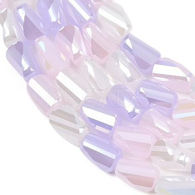 Electroplate Glass Beads EGLA-D300-01A-08-1