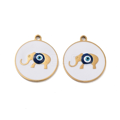 Ion Plating(IP) 316 Surgical Stainless Steel Pendants STAS-U014-58C-02-1