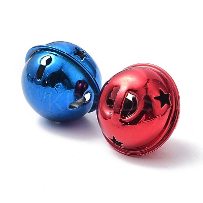 Spray Painted Iron Bell Pendants IFIN-M036-02-1