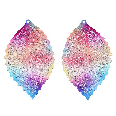 430 Stainless Steel Filigree Big Pendants LS-X1-STAS-TAC0004-020-1