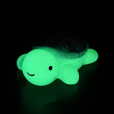 Luminous Cute Transparent Printed Resin Decoden Cabochons RESI-B026-01B-04-1