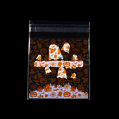 Halloween Theme Plastic Bakeware Bag OPP-Q004-01C-1