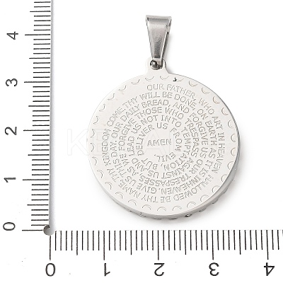 304 Stainless Steel Pendants STAS-O120-04P-01-1