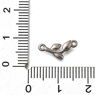 304 Stainless Steel Connector Charms STAS-C119-28P-1