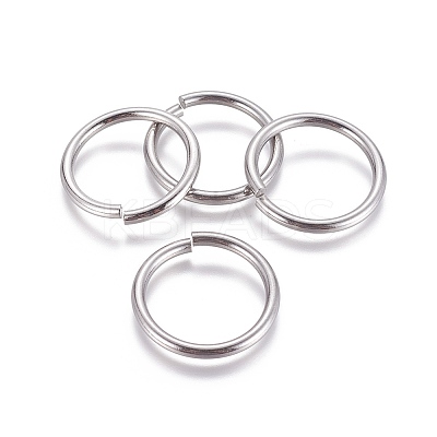 Tarnish Resistant 304 Stainless Steel Open Jump Rings LS-STAS-E464-09H-P-1