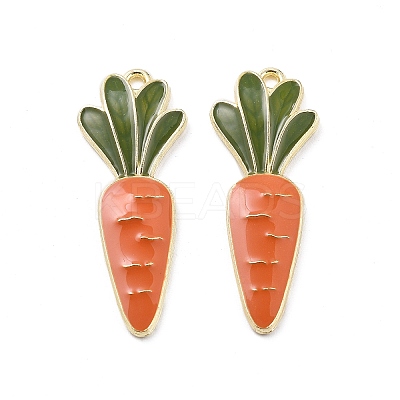 Easter Alloy Enamel Pendants ENAM-E360-01G-03-1