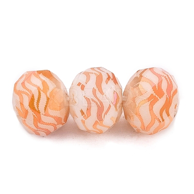 Electroplate Glass Beads EGLA-N026-01A-Q01-1