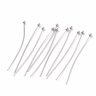 Tarnish Resistant 304 Stainless Steel Ball Head pins LS-STAS-R051-40mm-1