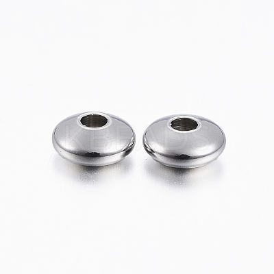 Non-Tarnish 201 Stainless Steel Spacer Beads X-STAS-H376-50-1