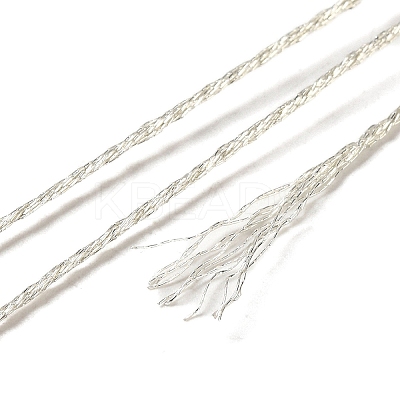 10 Skeins 12-Ply Metallic Polyester Embroidery Floss OCOR-Q057-A02-1