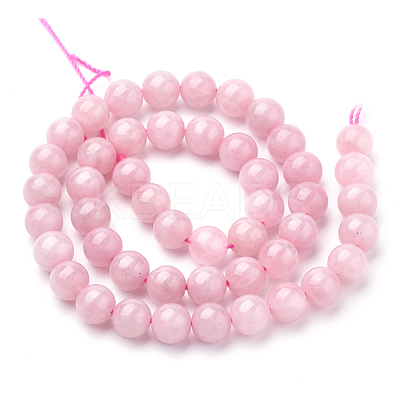 Natural Madagascar Rose Quartz Beads Strands G-T064-23-6mm-1
