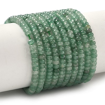 Natural Green Aventurine Beads Strands G-K343-C02-02-1