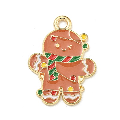 Christmas Theme Alloy Enamel Pendants ENAM-I060-01E-1