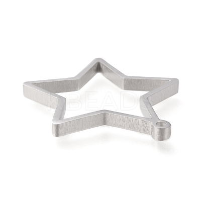 Non-Tarnish 304 Stainless Steel Open Back Bezel Pendants STAS-K208-11P-A-1