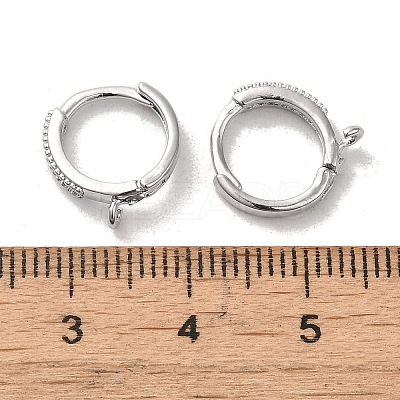 Brass Hoop Earring Findings FIND-Z039-32P-1