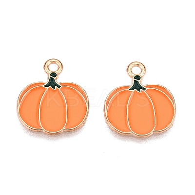 Thanksgiving Day Theme Alloy Enamel Pendants ENAM-T020-35N-1