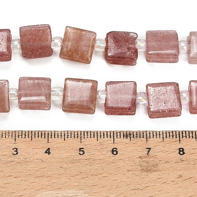 Natural Strawberry Quartz Beads Strands GG-F802-B16-01-1