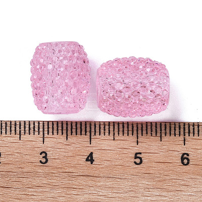 Transparent Resin European Jelly Colored Beads RESI-B025-01A-03-1