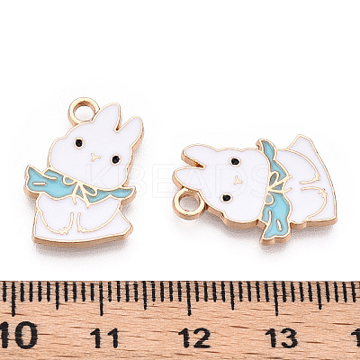 Alloy Enamel Pendants PALLOY-N170-035C-NR-1