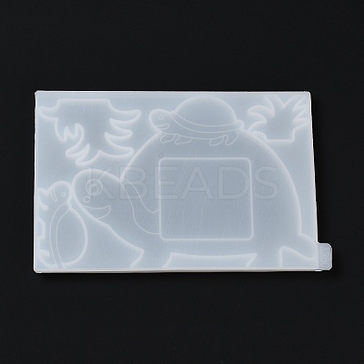 DIY Tortoise Photo Frame & Grass Decoration Silicone Molds DIY-I099-58-1