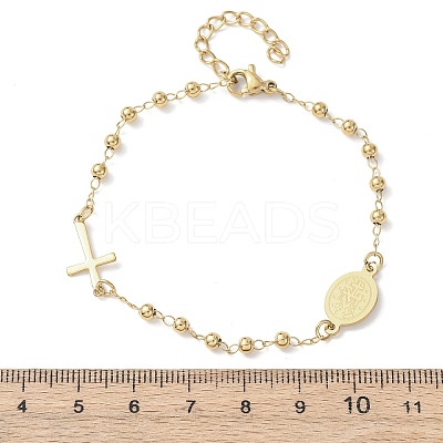 Religion 304 Stainless Steel Link Bracelets LS-BJEW-F524-05B-G-1