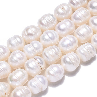 Natural Cultured Freshwater Pearl Beads Strands PEAR-N012-08G-1