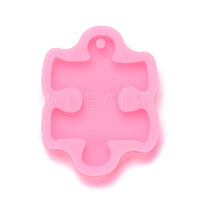 Puzzle Piece Pendant Silicone Molds DIY-M034-20-1