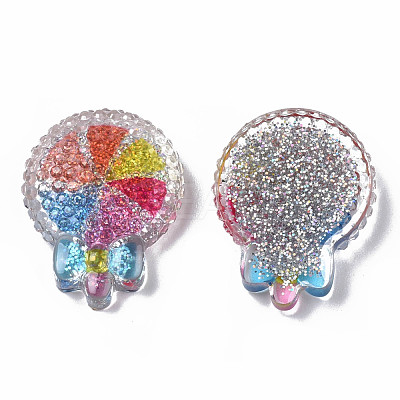 Transparent Resin Decoden Cabochons CRES-N034-13-1
