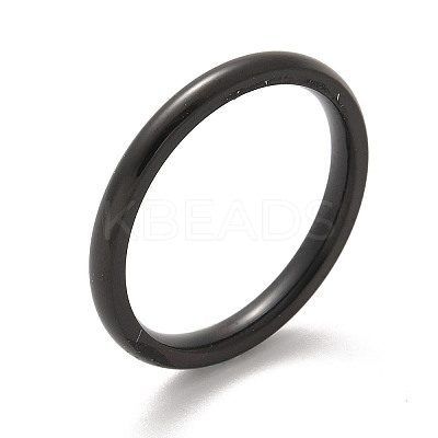 304 Stainless Steel Plain Band Rings STAS-I160-E-EB-1