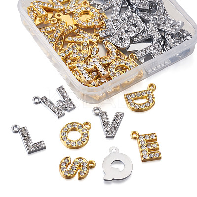 Alloy Crystal Rhinestone Pendants & Alloy Micro Pave Cubic Zirconia Rhinestone Pendants ALRI-TA0001-06-RS-1