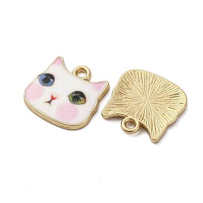 Alloy Enamel Pendants ENAM-V002-04G-1