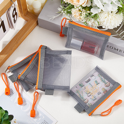 5Pcs Nylon Mesh Pen Bag AJEW-SP0001-89H-1