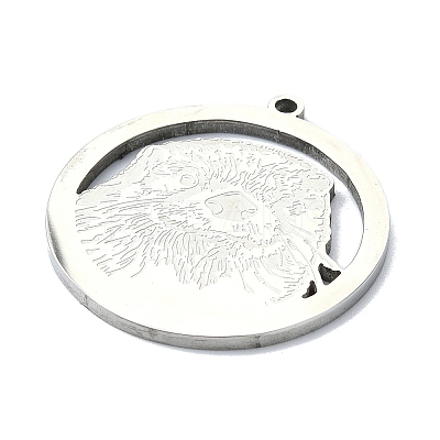 Non-Tarnish 201 Stainless Steel Pendants LS-STAS-R118-07P-1