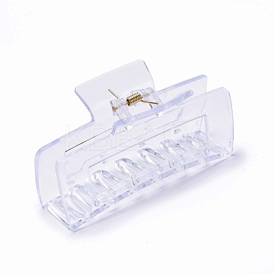 Transparent Plastic Large Claw Hair Clips PHAR-F016-11-1